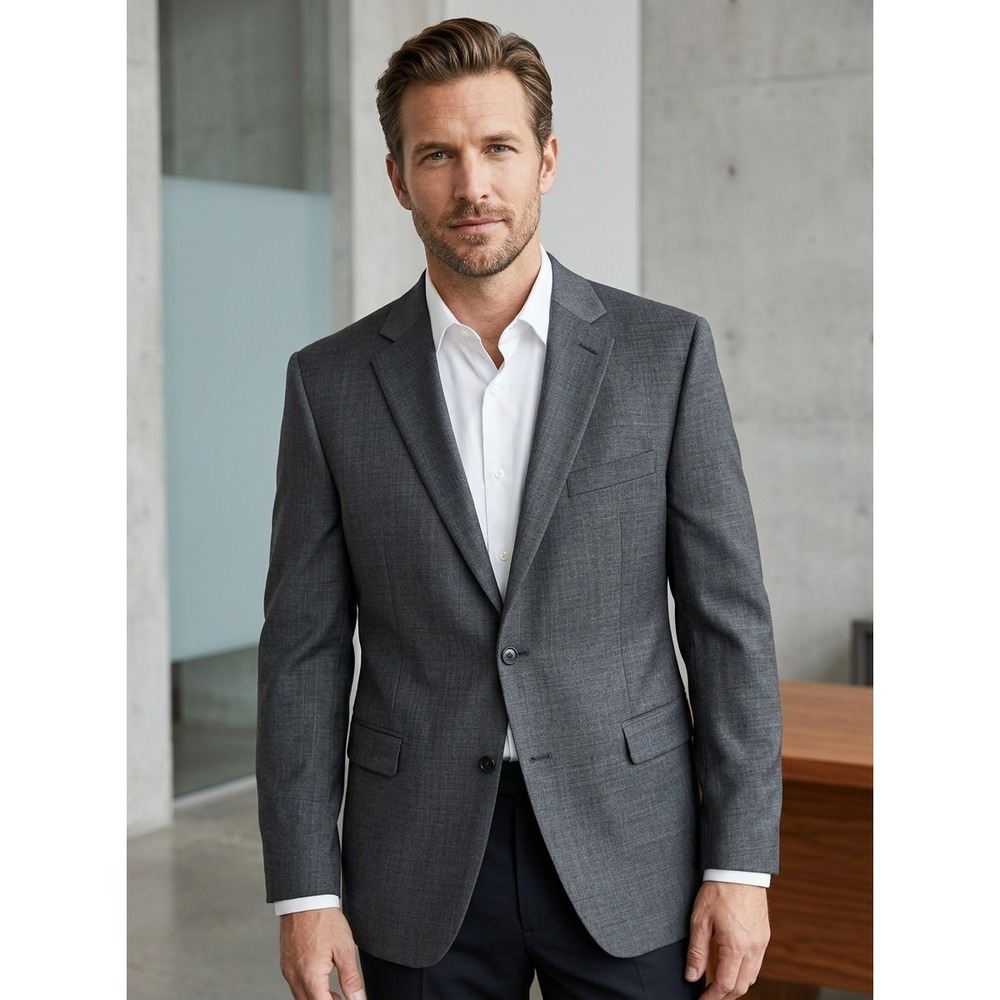 Lauren Ralph Lauren Ultraflex Grey Classic Fit Blazer Sport Coat 42R NEW